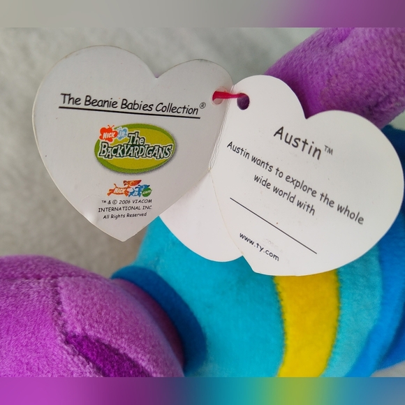 Backyardigans Austin TY Beanie Babies Collection 2006 Plush Toy - Picture 4 of 8